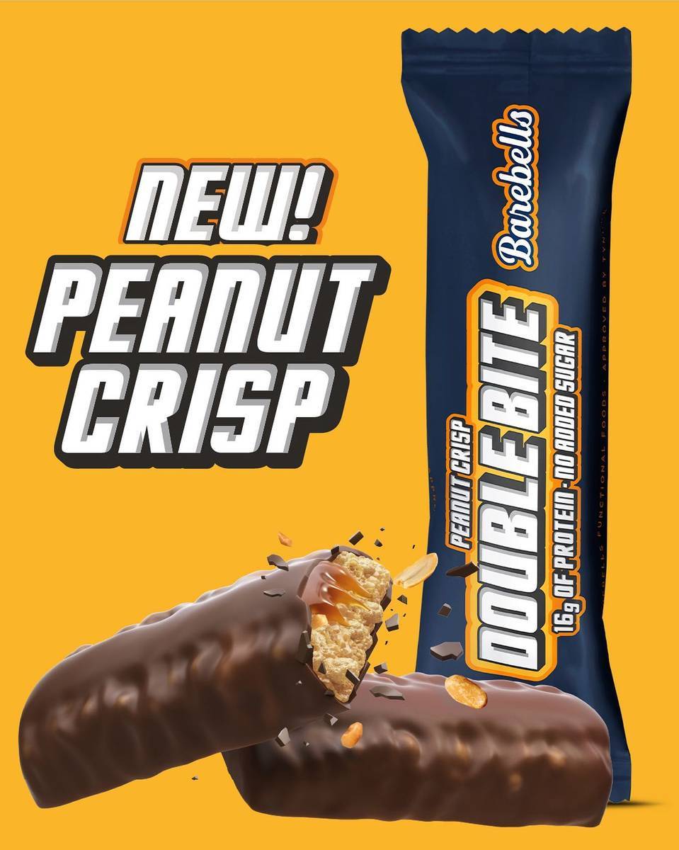 BAREBELLS Peanut Crisp Double Bite Evolved Fitness Shop